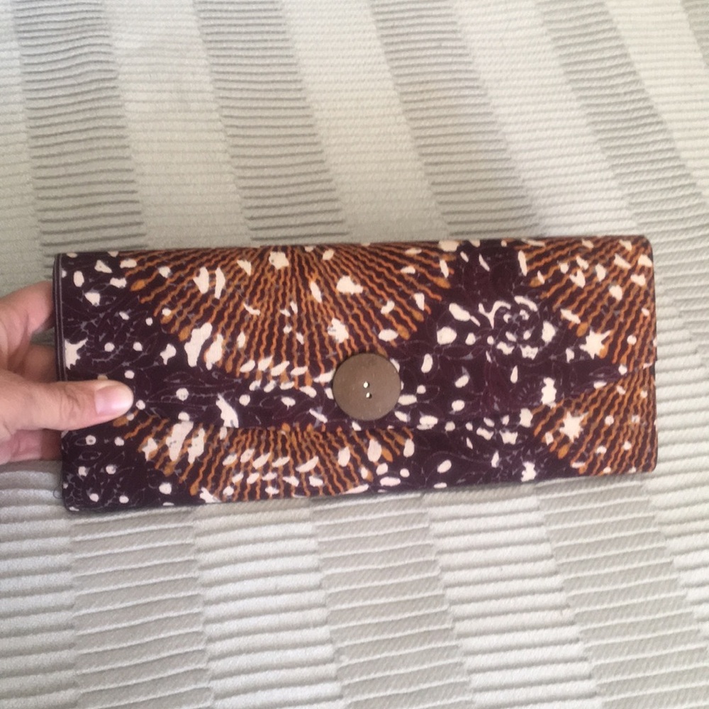 NWOT Batik Clutch